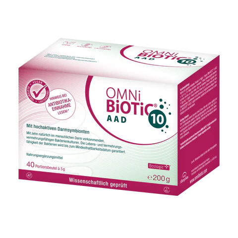 Omnibiotic 10 - probiotique, compagnon idéal et important de tout traitement antibiotique