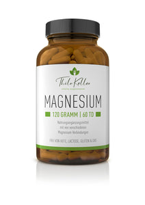 MAGNESIUM - mit 4 verschiedenen Magnesiumverbindungen - füllt Kurz- und Langzeitspeicher
