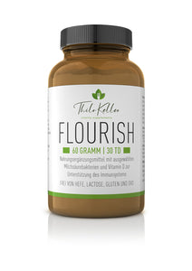FLOURISH - probiotique, compagnon idéal pour tout nettoyage intestinal et détox intestinale