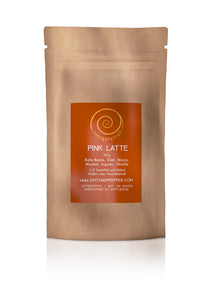 Pink Latte - superleckere Kaffeealternative mit der POWER von Roter Beete, Zimt, Maca, Muskat, Ingwer und Vanille