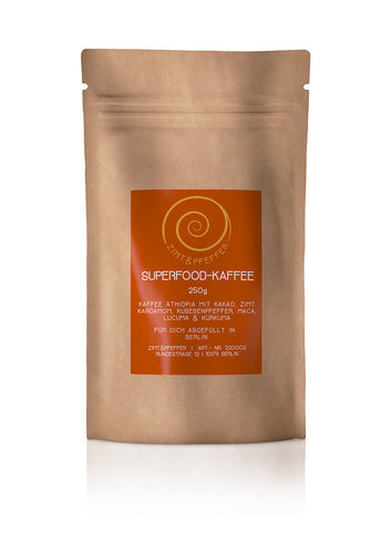 Café Superfood - café aux épices orientales et superaliments 